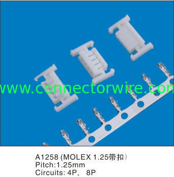 Substitute Molex 1.25MM Pitch Wire To Board Crimp Style Connectors With Lock for Led lamps
